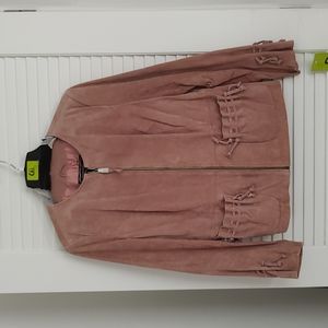 C h i by Falchi suede jacket